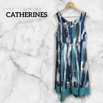 CATHERINES 여름 아이템 컬러풀 스트라이프 원피스 슬리브리스