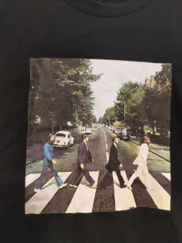 THE BEATLES 애비 로드 티셔츠 L 사이즈