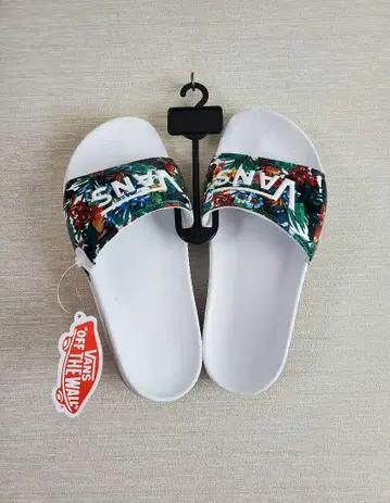 VANS 트로피컬 패턴 샤워 샌들 슬라이드 샌들 멋쟁이 summer