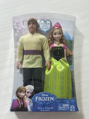 해외판 안나와 눈의 여왕 안나 인형 인형 안나 & 크리스토프
