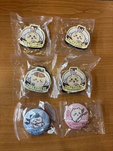 치이카와 쿠라스시 마그넷 시트 캔뱃지 6세트 토끼