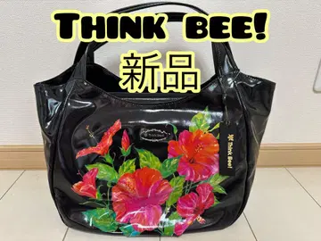 새상품 Think bee 싱크비 에나멜 토트백 핸드백