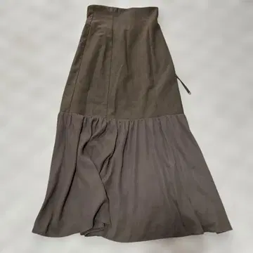 익일 배송 dazzlin 롱 스커트 브라운 S 사이즈 레이스업