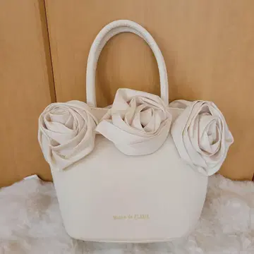 메종 드 플뢰르 꽃 백 프릴 백 메종 드 플뢰르 장미 프린세스 백
