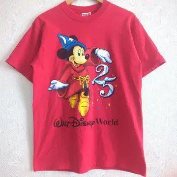 Disney world 25주년 vintage 미키 마법사 T셔츠
