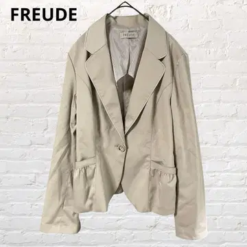 FREUDE 테일러드 자켓 베이지 XL 빅 사이즈 오피카지
