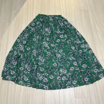 UNITED ARROWS 플라워 프린트 롱 스커트