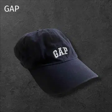 갭 GAP 코튼 캡 모자 다크 네이비 자수 로고