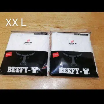 비피 2매 세트 화이트 남성용 유니섹스 T셔츠 반팔 XXL
