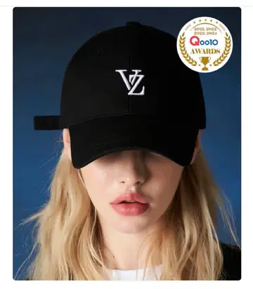 바자르 VZ 로고 자수 캡 블랙 504