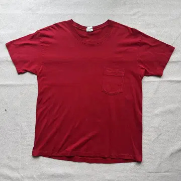 GAP 90년대 포켓 반팔 티셔츠 made in USA 빨간색