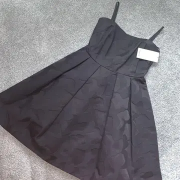 FRAY I.D 귀여운 미니 원피스 플레어 뷔스티에 블랙 미사용