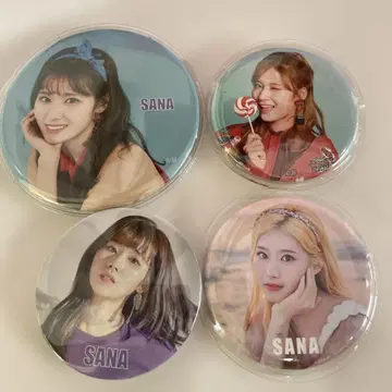 twice SANA 사나 캔뱃지 세트 4개 세트