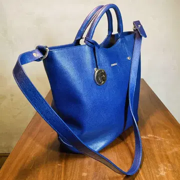 상쾌한 블루 훌라 FURLA 2way 숄더백 새상품급