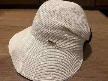 새상품 카시라 리본 포함 헌팅 캡 밀짚모자