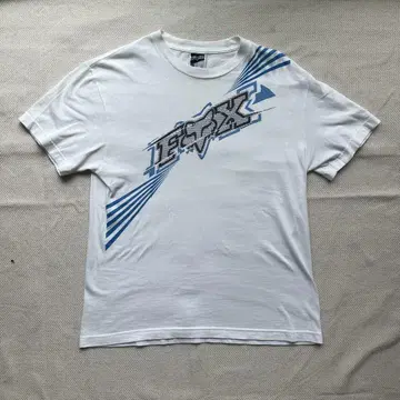 FOXRacing 티셔츠 화이트 모토크로스 셔츠 멕시코제