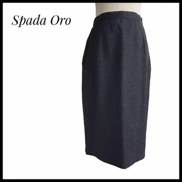Spada Oro 다크 그레이 타이트 스커트 울 M 사이즈 이탈리아제