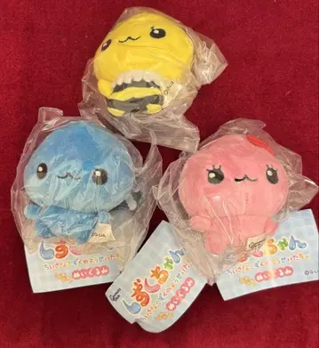 물방울쨩 푹신푹신 봉제 인형 가챠 3세트