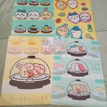 치이카와 쿠라스시 클리어 파일 시사 캔뱃지 세트