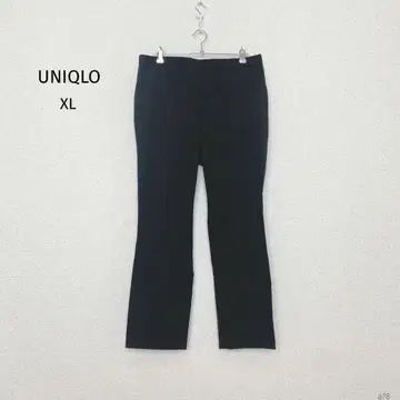 유니클로 | 앵클 팬츠 [XL] 허리밴딩 풀온 팬츠 빅 사이즈 블랙