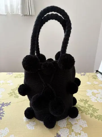 와유 백 폼폼 블랙 Wayuu 콜롬비아