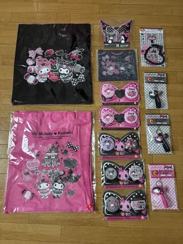 My Melody & Kuromi 제일복권 캐릭터 굿즈 세트