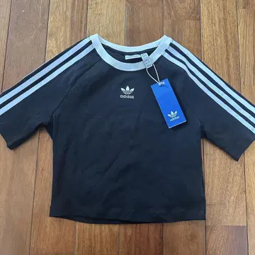 adidas 래글런 슬리브 티셔츠 M 블랙 택 포함 새상품