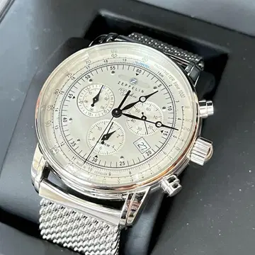 [새상품급] ZEPPELIN 7680M-1 쿼츠 크로노그래프