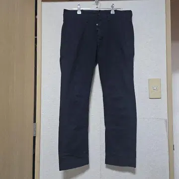 RRL 네이비 슬림 핏 치노 팬츠 28x30