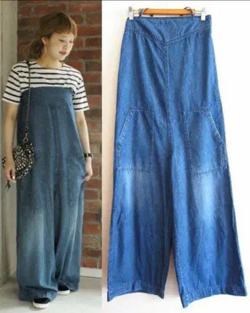 14AW 저널 스탠다드 데님 살로펫 팬츠
