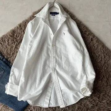 새상품급 랄프 로렌 RALPH LAUREN 화이트 셔츠 슬림핏 M