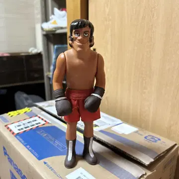 리키시 토오루 복싱 피규어 빨간색 숏팬츠 약 15cm