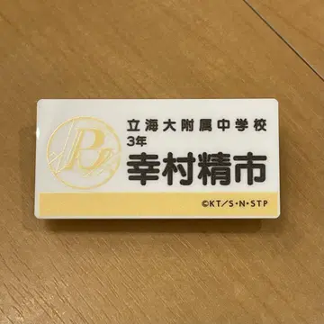 테니스의 왕자님 전 코쿠라 세이이치 명찰 명찰