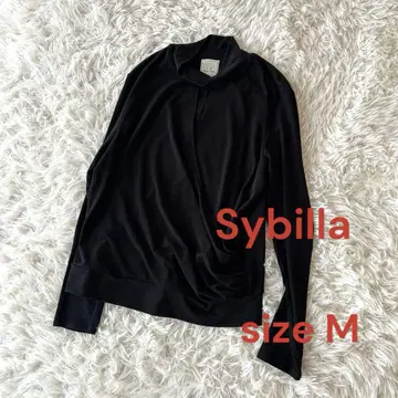 시빌라 커팅이 멋스러운 스탠드넥 카슈쿨 티셔츠 M