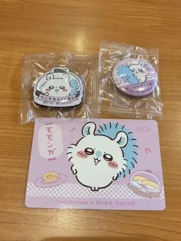 쿠라스시 모몽가 세트(캔 배치, 마그넷, 카드)