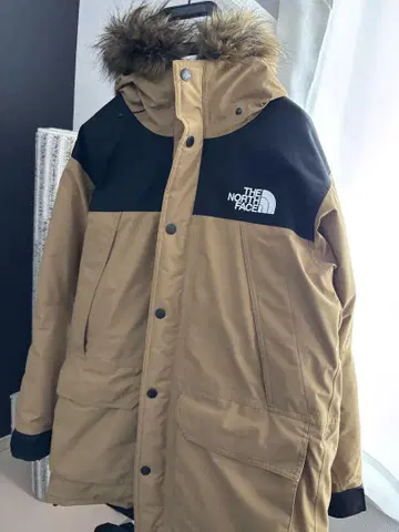 THE NORTH FACE 마운틴 후드티 브라운/블랙