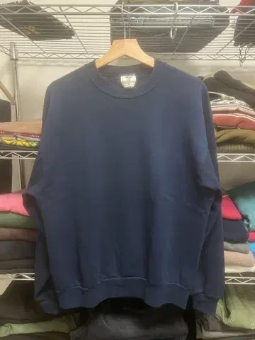 JERZEES 90s 네이비 맨투맨 L made in USA