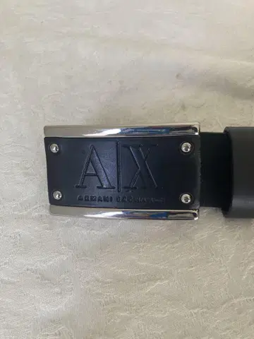AX 블랙 가죽 벨트!