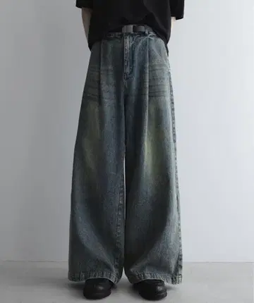 remer 루즈 빈티지 배기 데님 팬츠