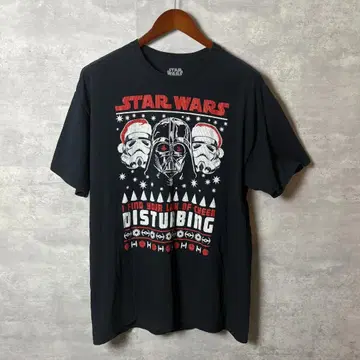 STAR WARS 홀리데이 티셔츠 다스 베이더 XL 블랙