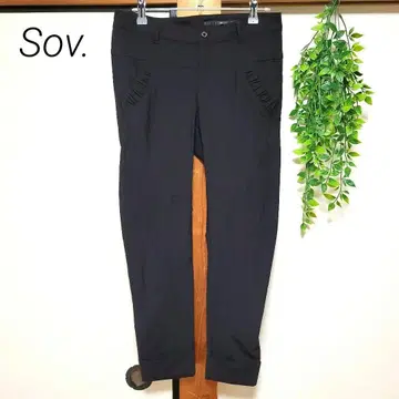 Sov. 소브 메릴 하이 텐션 팬츠 롤업 38