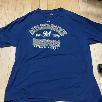 Milwaukee Brewers T셔츠 네이비