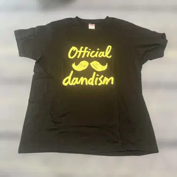 Offical 콧수염 남자 dism 초기 투어 티셔츠 L 사이즈