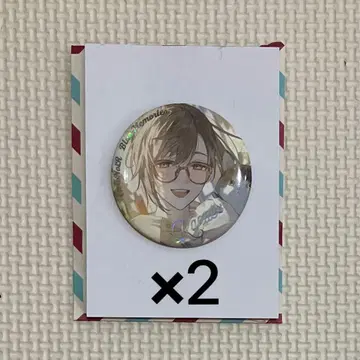 ChroNoiR Blue Memories 오로라 캔뱃지 카나에 2세트