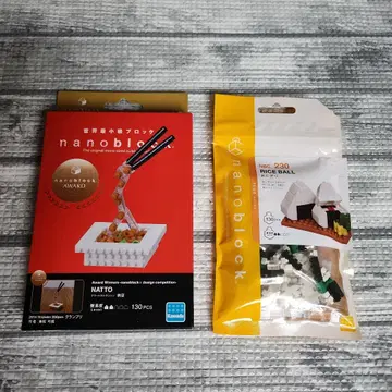 nanoblock 낫토 오니기리 세트