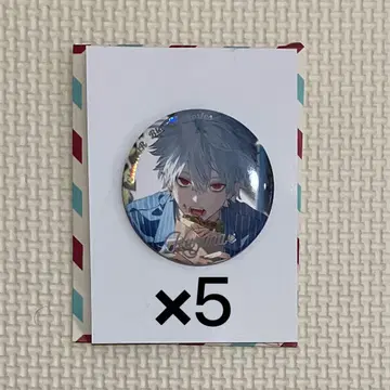 ChroNoiR Blue Memories 오로라 캔뱃지 쿠츠하 5종 세트
