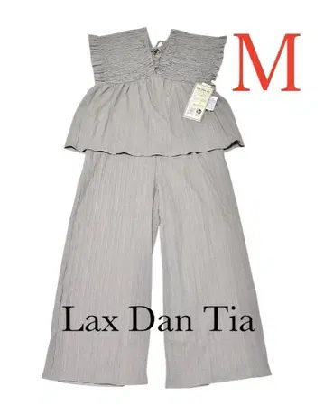 시마무라 Lax Dan Tia 셔링 페플럼 살로펫 사이즈 M