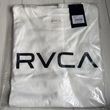 [새상품] RVCA 화이트 티셔츠 S 사이즈