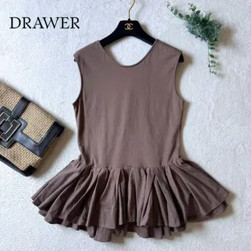 DRAWER 드로어 티어드 튜닉 티셔츠 M
