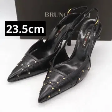브루노 마리 펌프스 천연 가죽 하이힐 블랙 37 블랙 BrunoMagli